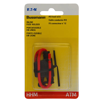 Bussmann 30 amps ATM Black In-Line Fuse Holder