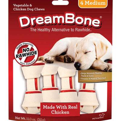 DreamBone Chicken/Vegetables Chews For Dogs 11 oz 4 pk