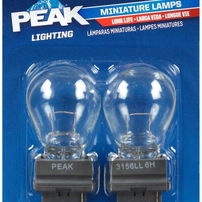 Peak Incandescent Parking/Stop/Tail/Turn Miniature Automotive Bulb 3156