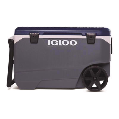 Igloo MaxCold Latitude Blue/Gray 90 qt Roller Cooler