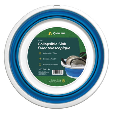 Coghlan's Blue/White Collapsible Sink 5.5 in. H X 14.76 in. W X 14.76 in. L 2.4 gal