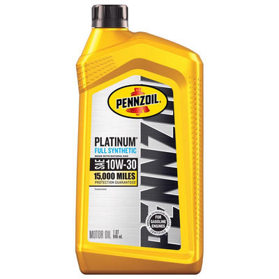 Pennzoil Platinum 10W-30 4-Cycle Synthetic Motor Oil 1 qt