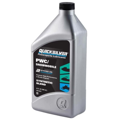 Quicksilver 2-Cycle Synthetic Blend Motor Oil 32 oz