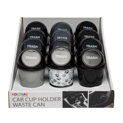Kolorae Assorted Car Cup Holder Waste Can