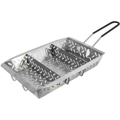 Proud Grill UltraVersatile Stainless Steel Grill Basket 15 in. L X 10 in. W