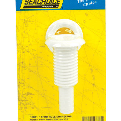Seachoice Polished Plastic 5/8 in. W Thru Hull Connector