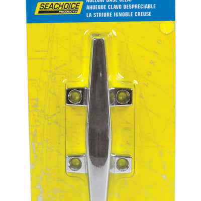 Seachoice Chrome-Plated Zinc 3/4 in. L X 4 1/2 in. W Hollow Base Cleat