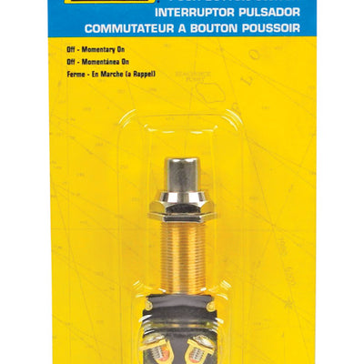 Seachoice Push Button Starter/Horn Switch Brass