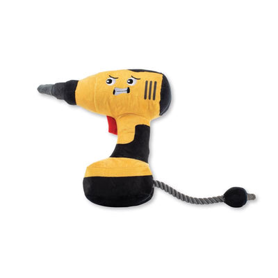 Pet Shop by Fringe Studio Wagsdale Black/Yellow Plush Power Through Dog Toy