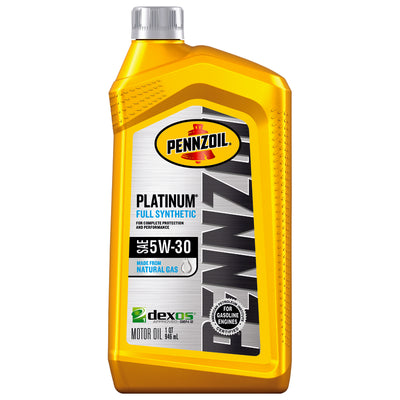 Pennzoil Platinum 5W-30 Synthetic Motor Oil 1 qt