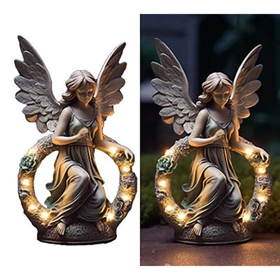 Alpine Polyresin Multi-color 14 in. Statuary