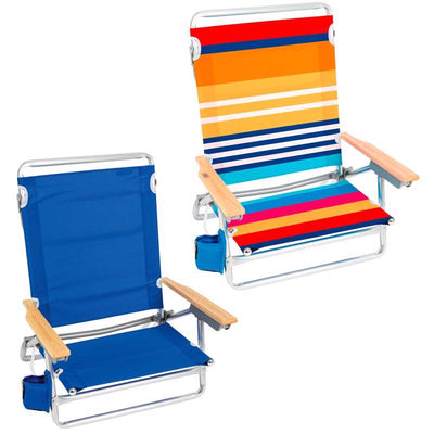 Rio Brands 5-Position Assorted Beach Chair