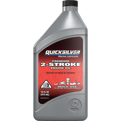 Quicksilver TC-W3 2-Cycle Outboard Engine Oil 16 oz