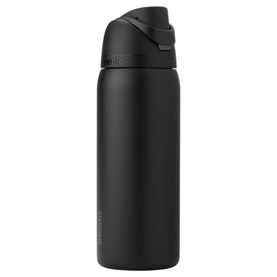 Owala FreeSip 40 fl. oz. Very Very Dark BPA Free Water Bottle with Spout Lid