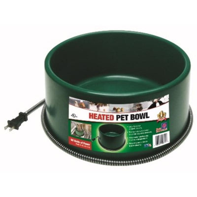 Farm Innovators Green Plastic 1.5 gal Heated Pet Bowl For Dogs
