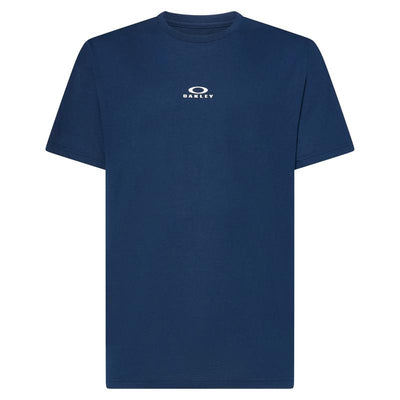 Oakley Bark New XL Short Sleeve Men's Crew Neck Navy Tee Shirt