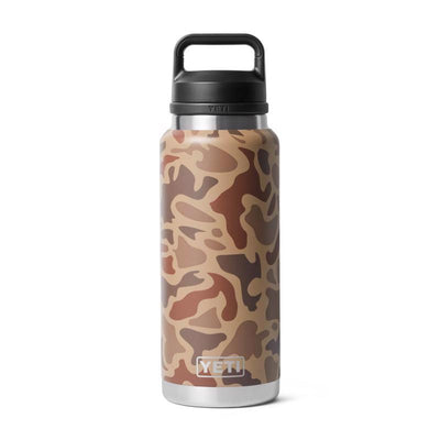 YETI Rambler 36 oz Wetlands Camo BPA Free Bottle with Chug Cap