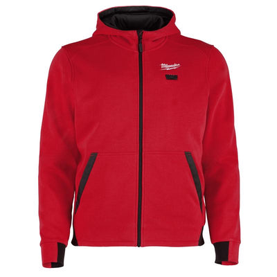 Milwaukee M12 XXL Long Sleeve Men's Full-Zip Heated Hoodie Red