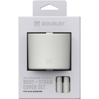 Stanley Boot And Straw Topper 0 oz Pale Stone BPA Free Boot and Straw Cover Set