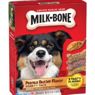 JM Smucker's MilkBone Peanut Butter Biscuit For Dogs 24 oz 15.88 in.
