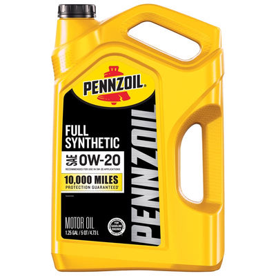 Pennzoil Full Synthetic 0W-20 Synthetic Motor Oil 5 qt