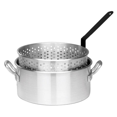 Bayou Classic Aluminum Deep Fryer Pot 10 qt 5.38 in. L X 12 in. W