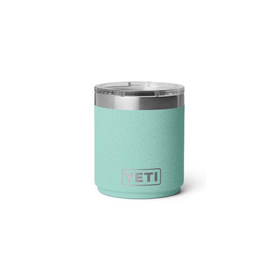 YETI Rambler 10 oz Sea Stone BPA Free Ceramic Lined Lowball Tumbler with MagSlider Lid