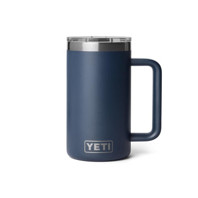 YETI Rambler 24 oz Navy BPA Free Ceramic Lined Mug with MagSlider Lid