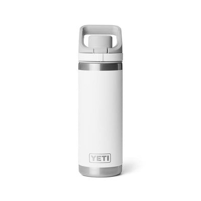 YETI Rambler 18 oz White BPA Free Bottle with Flip Chug Cap