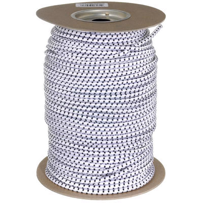 Keeper White Bungee Cord Reel 300 ft. L X 1/4 in.
