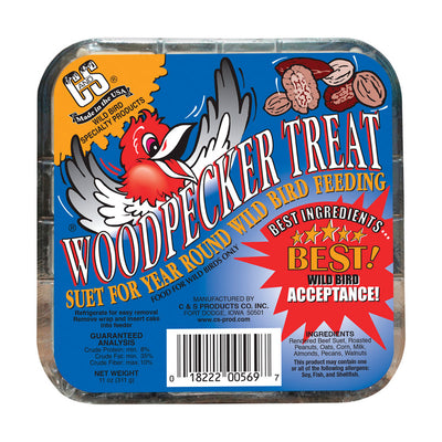 C&S Products Woodpecker Treat Wild Bird Food 11 oz
