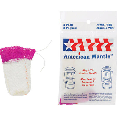 American Mantle Pink/White String Tie Mantle