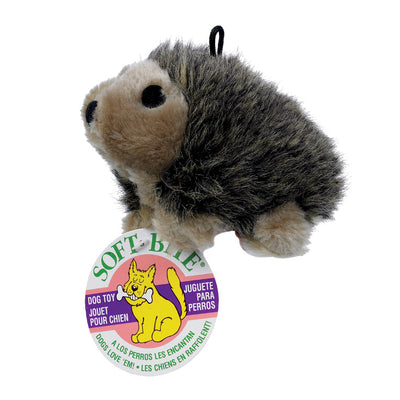 Aspen Pet Multicolored Plush Hedgehog Dog Toy Medium