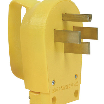 Camco 2.9 in. 50 amps RV Male Plug Replacement 50 AMP
