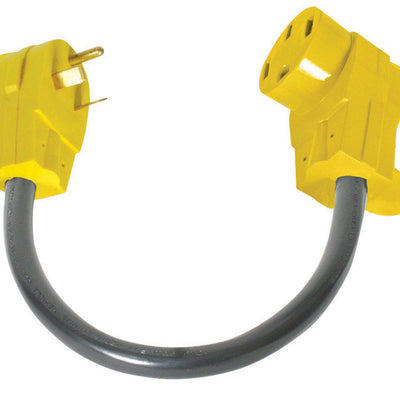 Camco Power Grip 2.3 in. 50 amps Dogbone Adapter