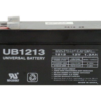 Universal Power Group UB1213 1.3 Ah 12 V Lead Acid Battery