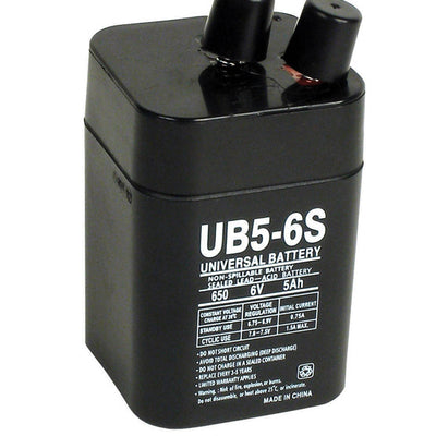 Universal Power Group UB5-6S 5 Ah 6 V Lead Acid Battery