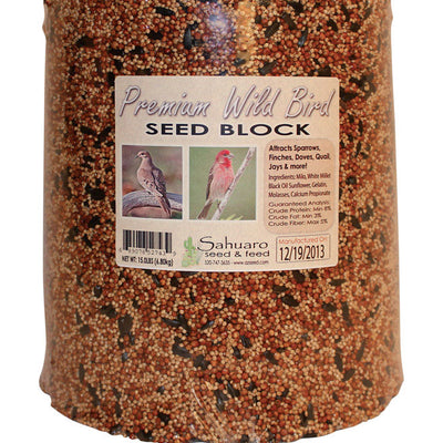 Sahuaro Seed Bird Food Block 15 lb