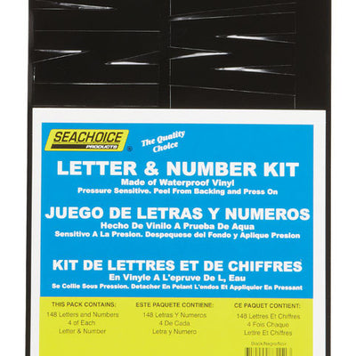 Seachoice Vinyl Letter And Number Kits 148 pk