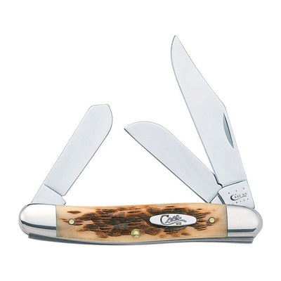 Case Stockman Amber Stainless Steel 3-4 in. Pocket Knife