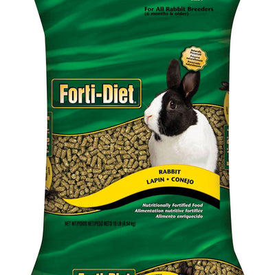 Kaytee Forti-Diet Natural Pellets Rabbit Food 10 lb