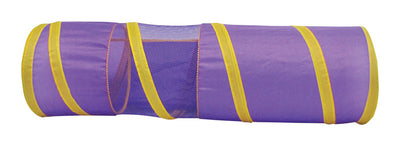 Boss Pet Polyester Purple Cat Tunnel
