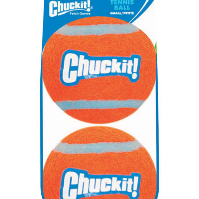 Chuckit! Multicolored Rubber Ball Launcher Tennis Balls Small 2 pk
