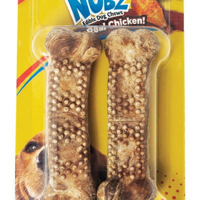 Nylabone Nubz Chicken Chews For Dogs 2 pk