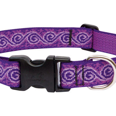 LupinePet Original Designs Multicolor Jelly Roll Nylon Dog Adjustable Collar
