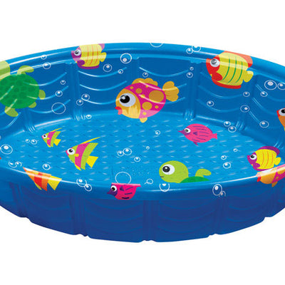 Summer Escapes Round Plastic Wading Pool 11.4 in. H X 59 in. D