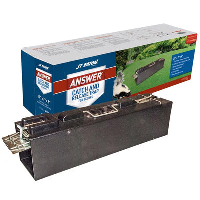 JT Eaton Answer Medium Live Catch Animal Trap For Skunks