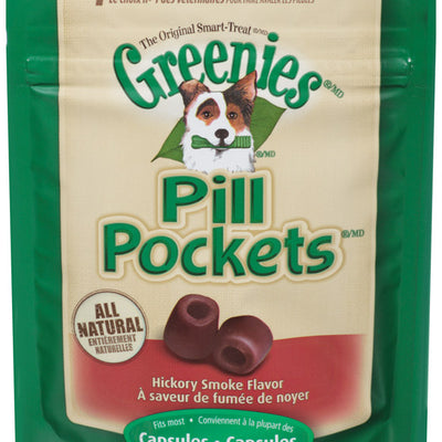 Greenies Hickory Smoke Pill Pockets For Dogs 7.9 oz