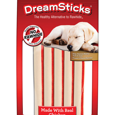 DreamBone DreamSticks Vegetables and Chicken Chews For Dogs 3.5 oz 4-3/4 in. 5 pk