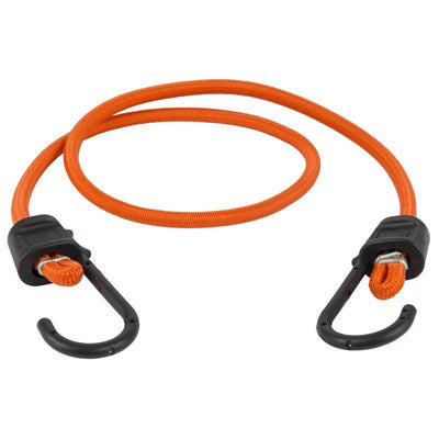 Keeper Black/Orange Bungee Cord 36 in. L X 0.374 in.